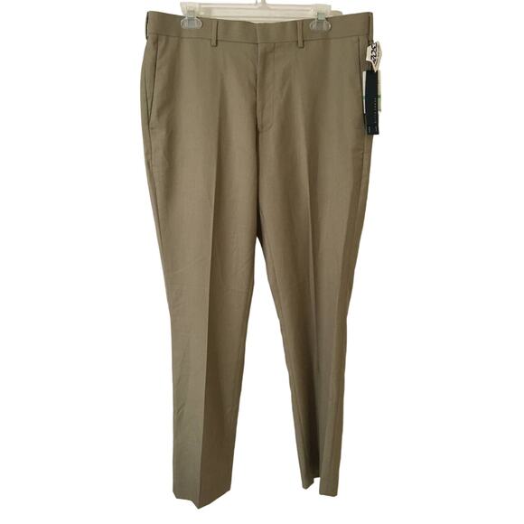 NWT Perry Ellis 34x32 Premilux Slim Fit Pants With Two Small Snags As Shown - Picture 1 of 7